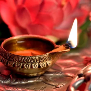 Brass Panchmukhi Diya